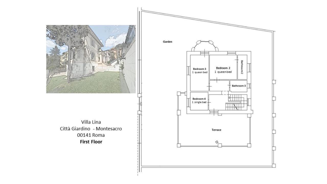Villa Lina - Sky Earth Liberty - 5 Min From Tube Roma